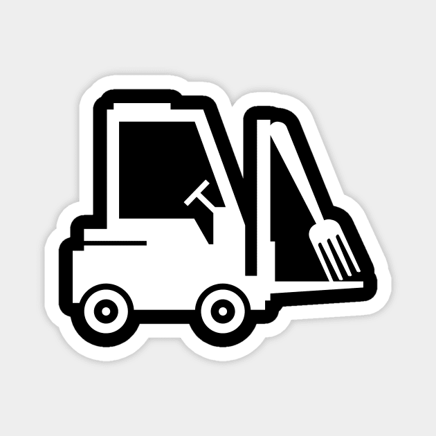 Forklift Dad Joke Magnet by Caregiverology