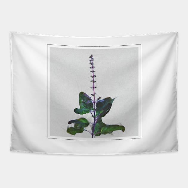 Real Floral Flower Plant 8 Tapestry by Podi Shawna