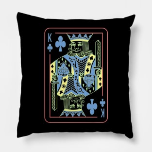 King of Clubs Night Mode Pillow