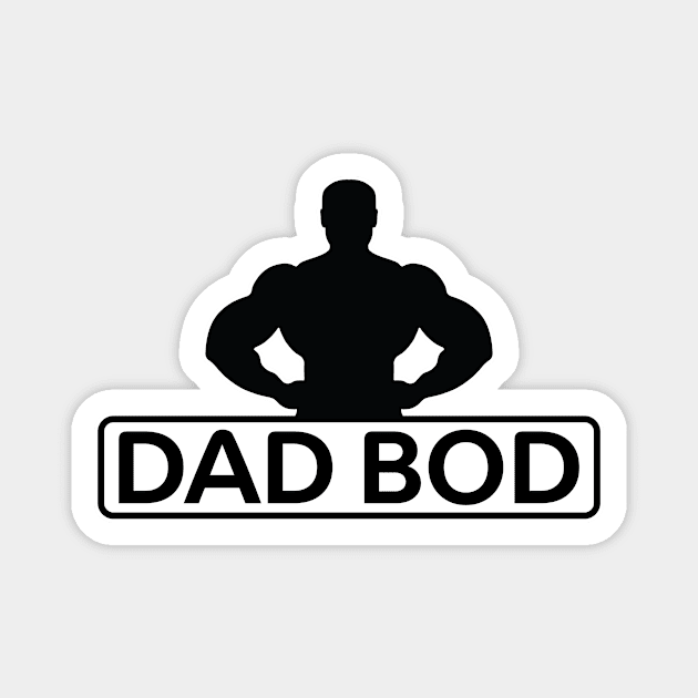 Dad Bod Magnet by Long Legs Design