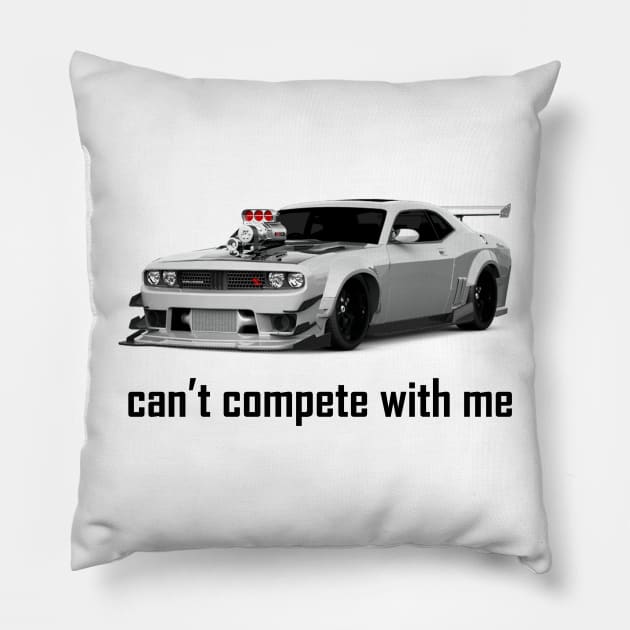 newcastle supercars Pillow by Owiietheone