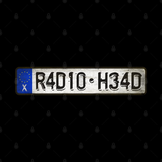 R4D10 - H34D Car license plates by Girladies Artshop