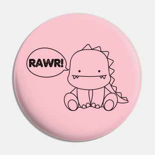 Rawr Dark Pin