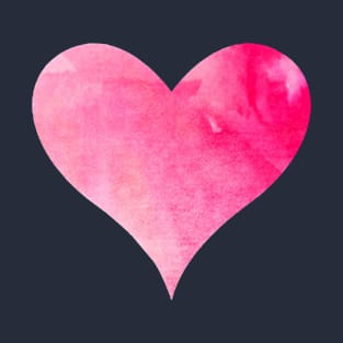 Love Pink Watercolor T-Shirt