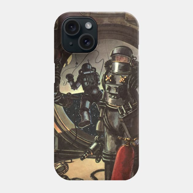 Vintage Science Fiction Phone Case by MasterpieceCafe