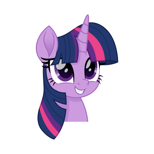 Twilight Sparkle portrait by CloudyGlow