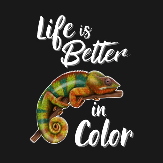 Chameleon Life Is Better In Color by Wilderness Insider