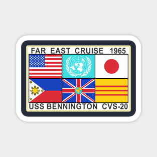 Far East Cruise 1965 - USS Bennington Magnet