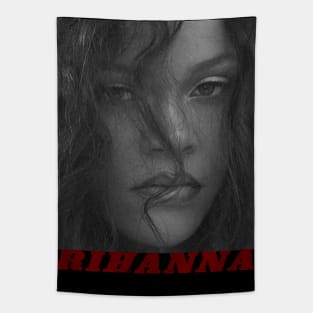 RIHANNA BLACK WHITE Tapestry