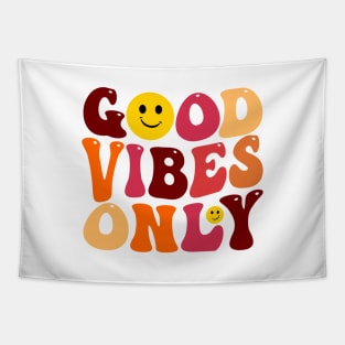 Good vibes only and smile Tapestry