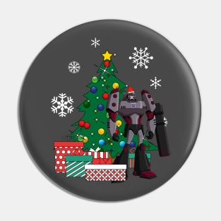 Megatron Around The Christmas Tree Transformers Pin