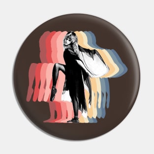 Stevie Nicks Retro Pin