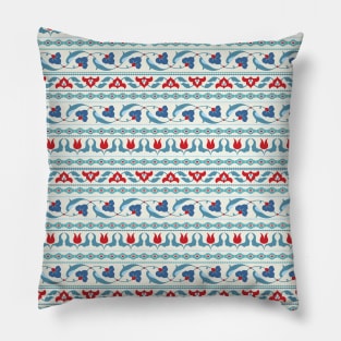 Arabic Turkish pattern #14 - Iznik decor Pillow