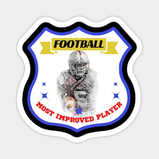 most improved player football Magnet