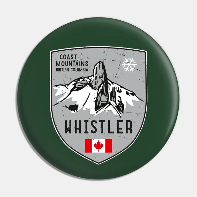 Emblem Whistler Pin by posay