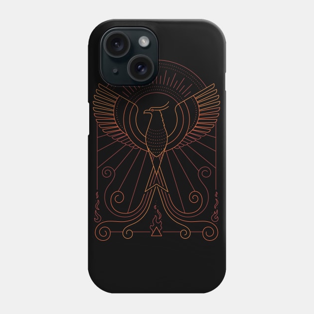 Bird of Fire Phone Case by Thepapercrane