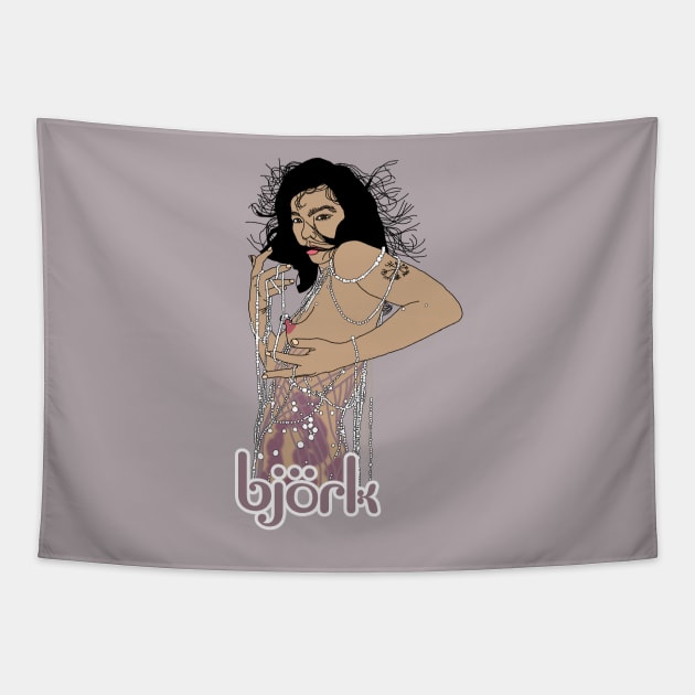 BJORK PAGAN POETRY Tapestry by SortaFairytale