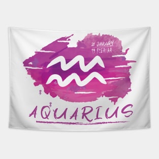 Aquarius Zodiac sign- astronomical sign - Horoscope Tapestry