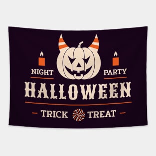 Scary Pumpkin - Halloween Tapestry