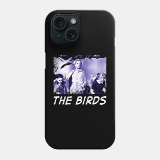 A Murderous Sky Birds Horror Film Fan Tee Phone Case