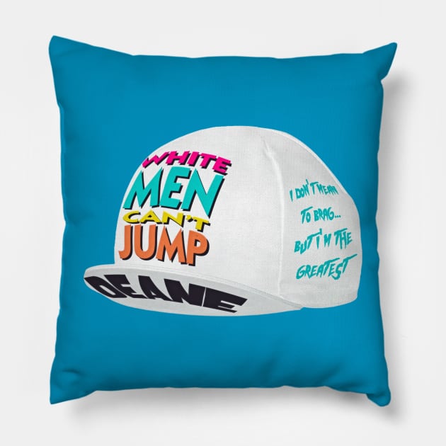 SIDNEY DEANE Cycling Cap Pillow by darklordpug