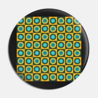 retro geometrical mid century pattern Pin