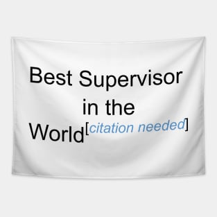 Best Supervisor in the World - Citation Needed! Tapestry