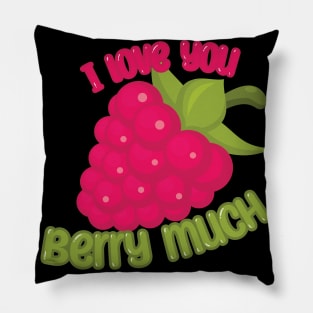 I Love You BERRY Much Pillow