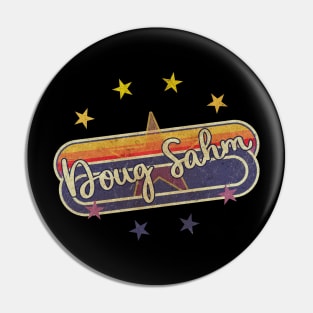 ElaCuteOffice Girl Vintage Style, Doug Sahm Pin