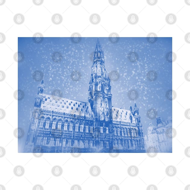 Belgium. Brussels. City Hall. Christmas. by vadim19