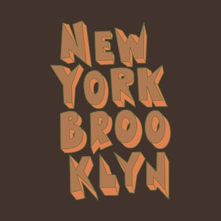 Vibrant Brooklyn: Embrace the Bold Spirit of NYC's Hip Heart T-Shirt