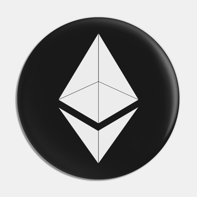 Ethereum (ETH) Crypto Pin by cryptogeek