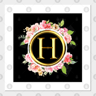 Letter H Name Posters And Art Prints Teepublic