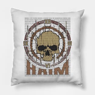 Haim Vintage Skull Pillow