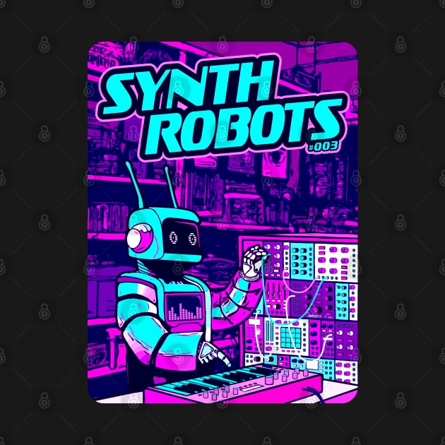 Synth Robot for Synthesizer lover and Electronic Musician by Mewzeek_T