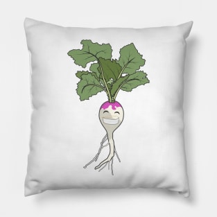 Happy Turnip Pillow