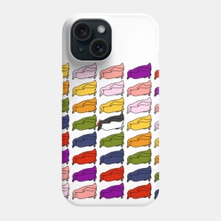 Birds Colorful Penguins Waddle Phone Case