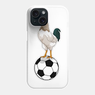 Rooster Soccer player Soccer Phone Case