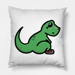 Dino with short arms Pillow