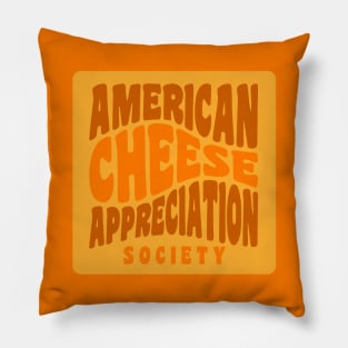 American Cheese Appreciation Society Grilled Cheese Pillow