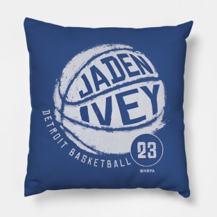 Jaden Ivey Detroit Basketball Pillow