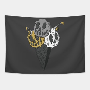 Old School Ice Scream (Tri-Color) Tapestry