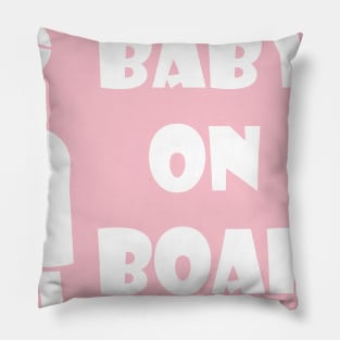 Baby on Board Pillow