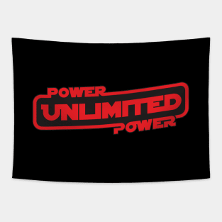 Power Unlimited Power Red Tapestry