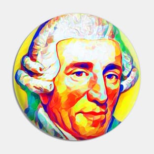 Joseph Haydn Colourful Portrait | Joseph Haydn Artwork 12 Pin