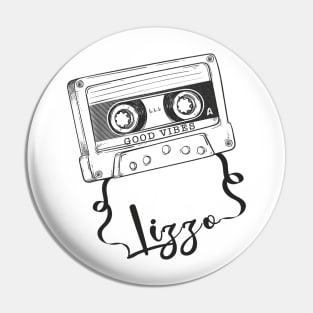 Good Vibes Lizzo // Retro Ribbon Cassette Pin