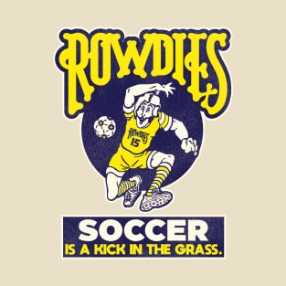 Defunct Tampa Bay Rowdies (Soccer is a Kick in the Grass) T-Shirt