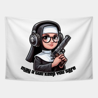 Gun Bless You Tapestry