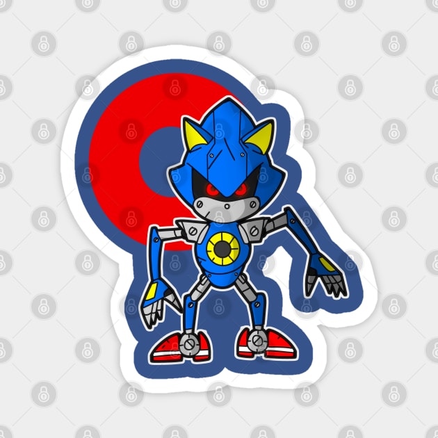 Metal Sonic Magnet by Atzon