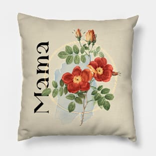 Mama Floral Pillow